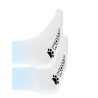 SneakFreaxx Chaussettes Woof Puppy Blanc-Jaune